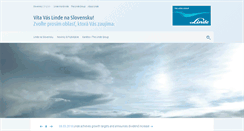 Desktop Screenshot of linde.sk